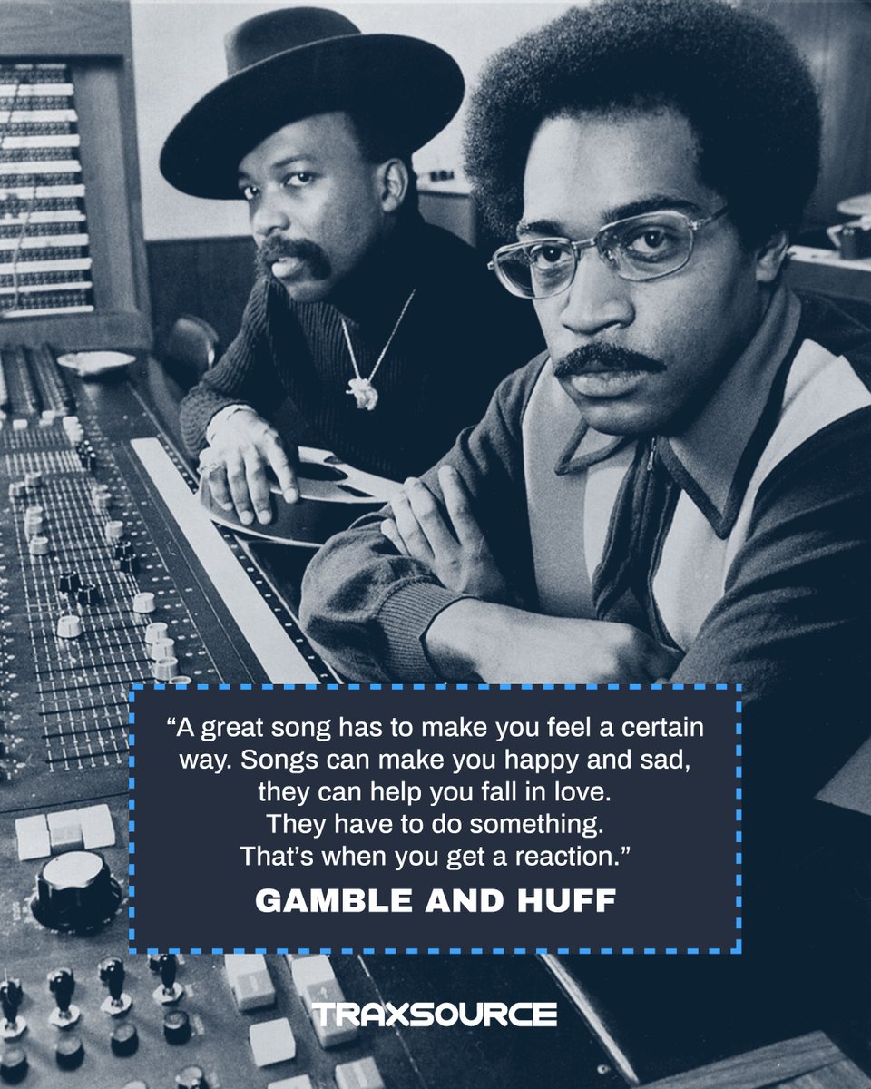 Real wisdom from the fathers of the Philadelphia Sound: <a href="/gambleandhuff/">Gamble-Huff Music</a>. Philadelphia International Records and home to MFSB. More than 175 gold and platinum records. Without them, the music we know and love today would be very different. Eternally thankful 🌎