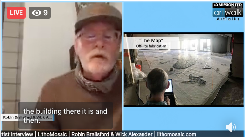 ArtWalkSD (@artwalksd) on Twitter photo #ArtTalks is LIVE! We're chatting w/ <a href="/RobinBrailsford/">Robin Brailsford</a> & Wick Alexander from LithoMosaics about their partnership w/ <a href="/waltermunk_/">Walter Munk Foundation For The Oceans</a> & The Friends of La Jolla Shores. "The Map" depicts over 100 species that are found off the coast of La Jolla Shores! bit.ly/2BCOSW8 #ArtTalks is LIVE! We're chatting w/ <a href="/RobinBrailsford/">Robin Brailsford</a> & Wick Alexander from LithoMosaics about their partnership w/ <a href="/waltermunk_/">Walter Munk Foundation For The Oceans</a> & The Friends of La Jolla Shores. "The Map" depicts over 100 species that are found off the coast of La Jolla Shores! bit.ly/2BCOSW8