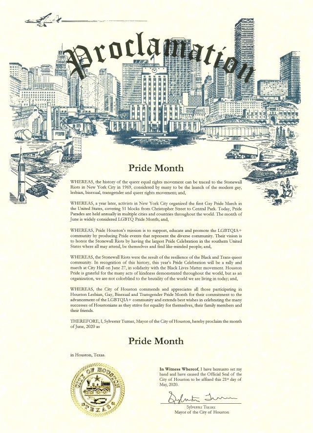 🌈 Today at City Council, we virtually presented a Proclamation to <a href="/PrideHouston/">Pride Houston 365</a> declaring June 2020 as #Pride Month in the City of #Houston. 🏳️‍🌈
#LGBTQ #PrideMonth #PrideHouston #LGBTQIA #Pride2020 #DiverCity #PrideHouston2020