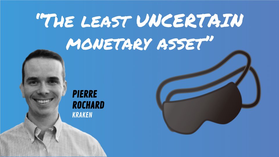 11/ 'If you’re hedging against uncertainty, then you want to hold the least uncertain asset possible... Bitcoin, with halvings and with the difficulty adjustment, it really has the least uncertain monetary policy.'- @pierre_rochard