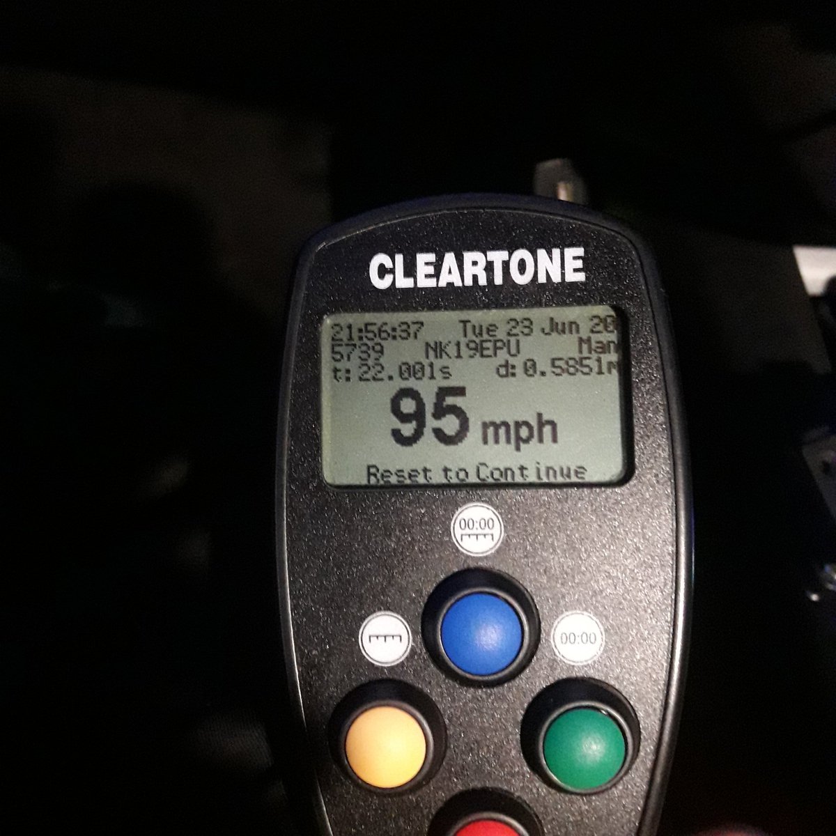 tvprp's tweet photo. Speeding in front of a marked Police car is going to lead to a stop and a ticket. #fatal4 #itsnotworththerisk #P5739 #P480 https://t.co/ZYp7aA6ijb