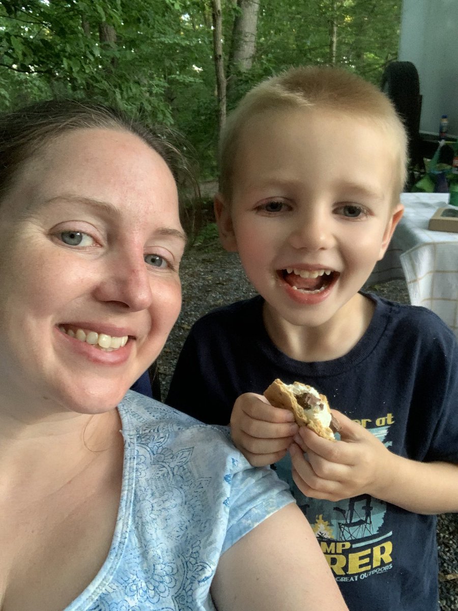 Mrs_Sporer's tweet photo. What Mrs. Sporer does all summer... make s’mores. https://t.co/pVQb1slJQN