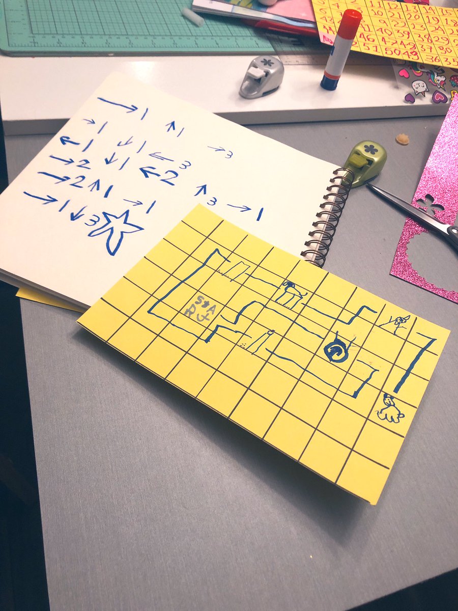 <a href="/Sflecce/">Stephen Lecce</a> my incredible colleague <a href="/msvaiyee_tdsb/">Kindergarten104</a> and I enjoyed planning an #unpluggedcoding lesson for #Kindergarten remote learning. Students coded the story We’re going on a Bear Hunt! Some then created their own story and coded it! Coding is definitely happening in schools😊