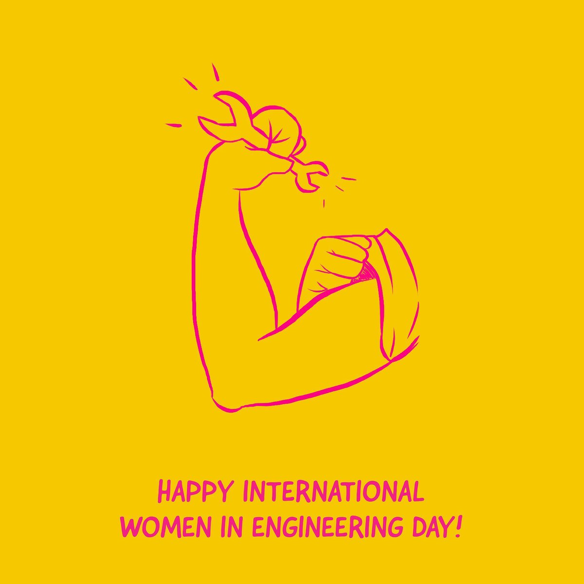 Proud of every current and future female engineers 👷🏻‍♀️❤️
#internationalwomeninengineeringday 
#اليوم_العالمي_للمهندسات