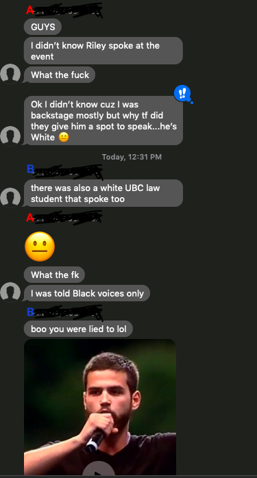 hanna_stoltz's tweet photo. 1 more thing I attempted to stop but was overridden on: yt ppl getting on stage and blaming racism on EDUCATION and 'injustice'??? https://t.co/3xKDMNoCZb