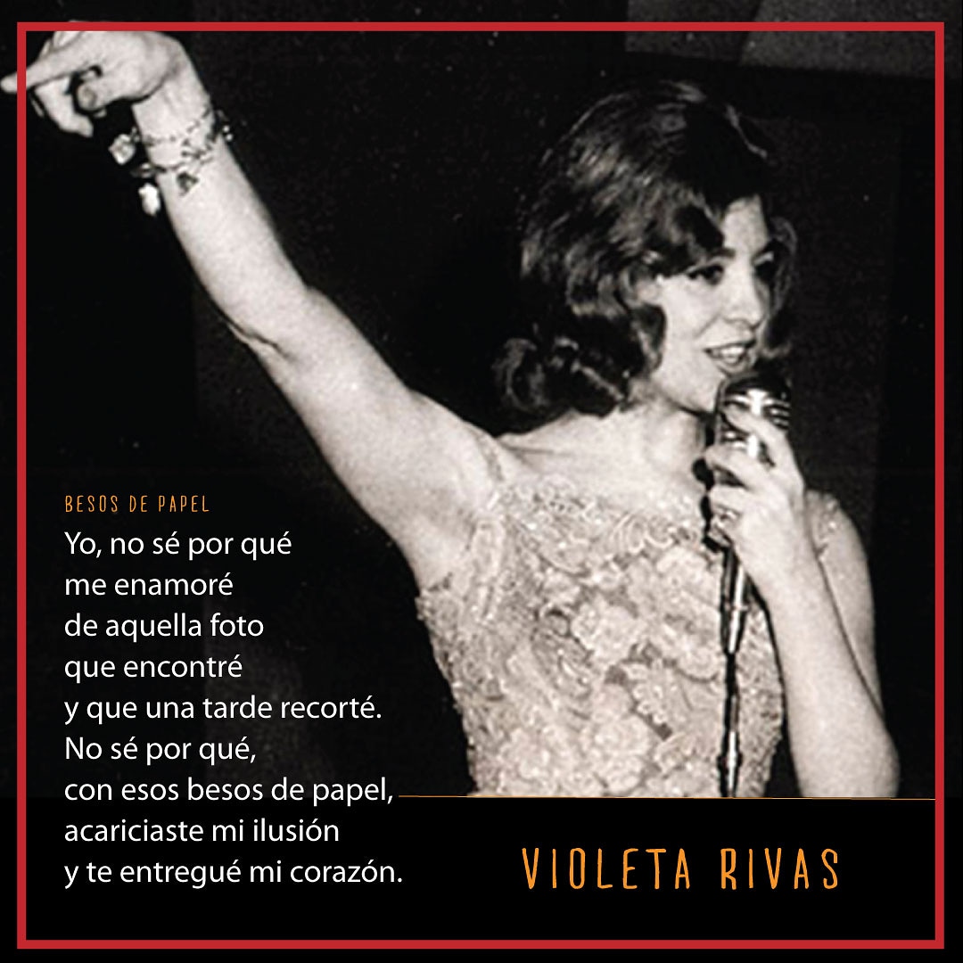 #VioletaRivas

Cantante y actriz 🇦🇷 participó de El Club del Clan junto a otros grandes artistas.

04/10/1937 - 23/06/2018

#Efemerides #Cultura #Cantante #Actriz
#ElClubdelClan #Besosdepapel