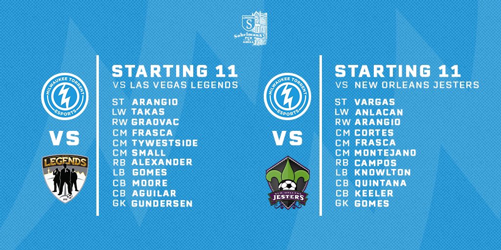 EsportsTorrent's tweet photo. 🎮MATCH DAY⚽️

Two big matches tonight in the #eNPSL as the Esports squad introduces some new faces to the team. Tune in live on Twitch at 9:30 PM CT and 10:15 PM CT to see the live action! https://t.co/O4bNFk9UlY