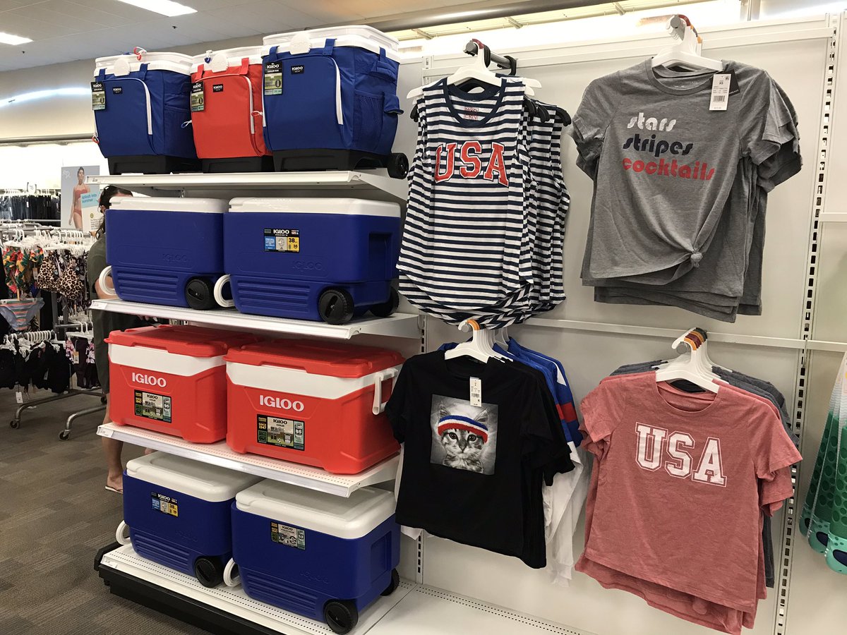 Fourth of July is right around the corner....but lucky for you it’s right when you walk into the Bradenton Target store!! Come grab your last minute red, white and blues! #T0817 #target 🇺🇸🕶🌭🎆 <a href="/ShannonPTGT/">Shannon P</a> <a href="/WallenThea/">Thea Wallen</a>