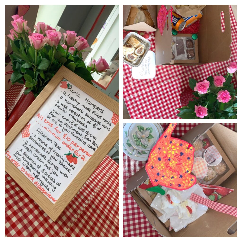 TillyTearoom's tweet photo. Picnic hampers and afternoon teas to go. Tillytearoom@home#tillytearoomexperience#picnic#afternoontea#Dunblane#Tillicoultry# https://t.co/F9LHJU929v