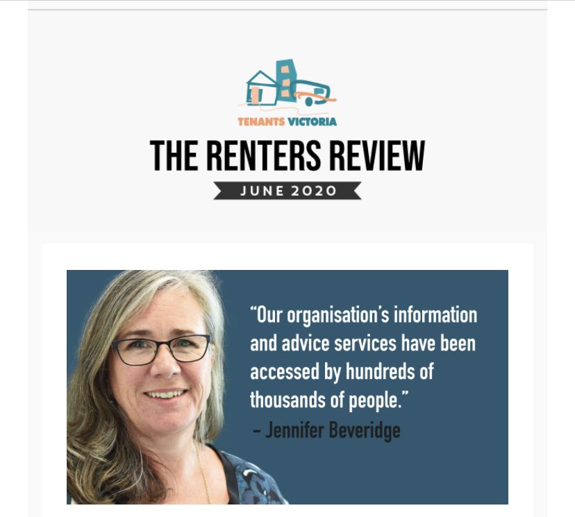 NEW: Catch up with our June newsletter: mailchi.mp/tuv/the-renter… #Renting #Covd19au