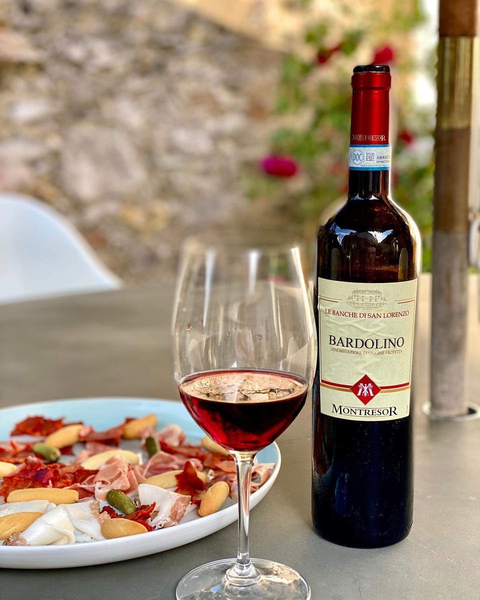 Lightly chilled Bardolino from Veneto, Italy. Perfect with Antipasti. A fantastic summer red wine. #shoplocal #middlestreetbrixham #independentwineshop