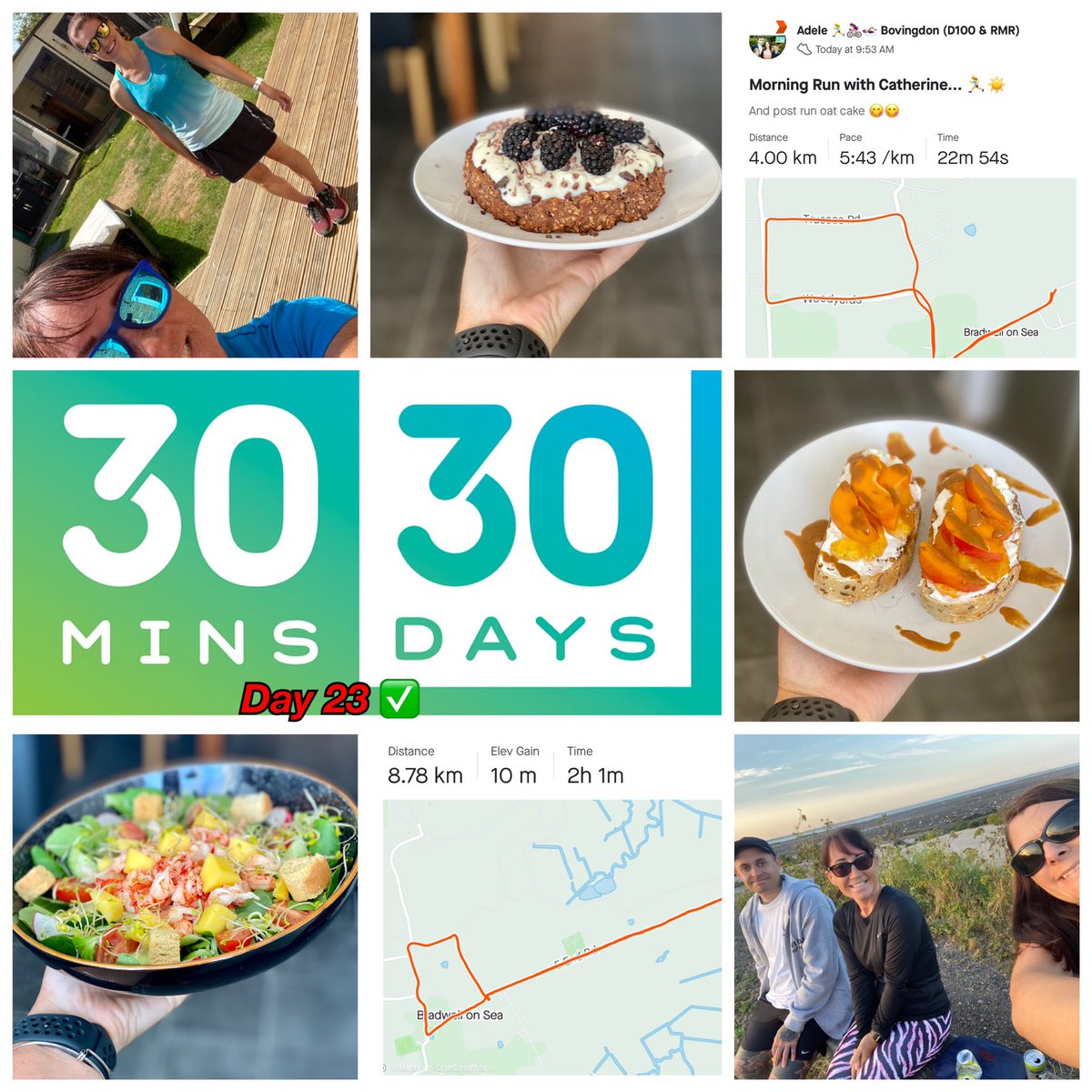 Day 23 ✅
4km morning run 
All the food 
8.5km evening Walk 
Fitness, Food &amp; Friends 🥰
(Follow my lockdown journey of food and activities on insta @ab_fff_fitness) <a href="/livewellLocal/">Livewell in Essex♥️💙</a> <a href="/3030Essex/">3030Essex</a> <a href="/ActiveEssex/">ActiveEssex</a>