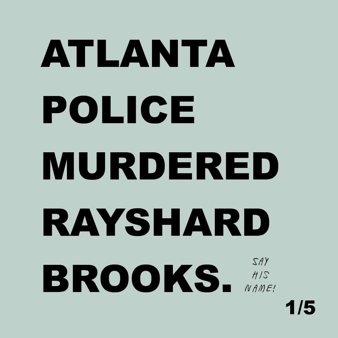 dsaw404's tweet photo. Today Rayshard Brooks was laid to rest.  Eleven days ago he was murdered. We continue to demand justice. We see the action and, more often, inaction from our elected officials. #DSAW #Georgia #Atlanta https://t.co/HBaQM9waWJ