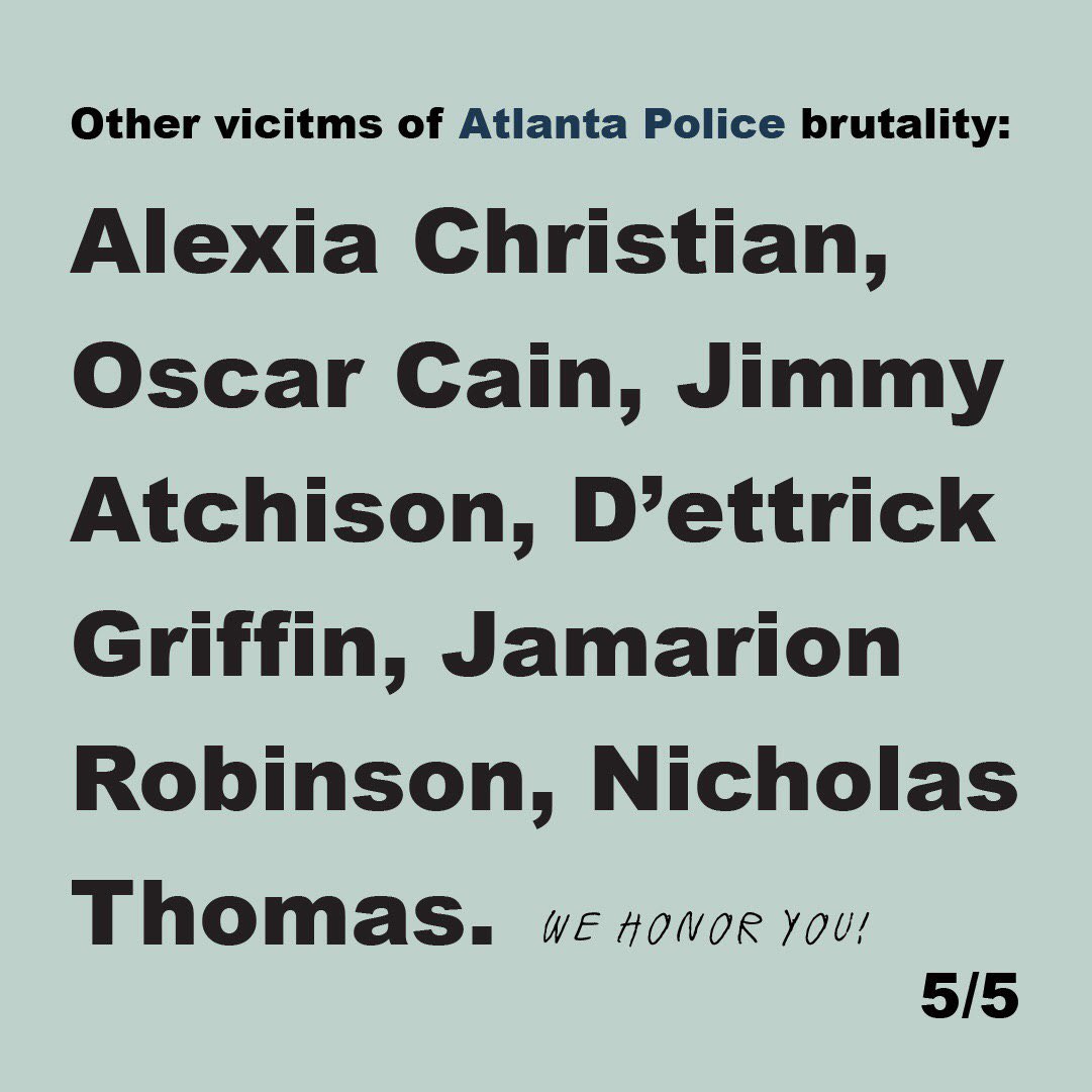 dsaw404's tweet photo. We remember other victims of police brutality as well. https://t.co/s3YtClmoc6