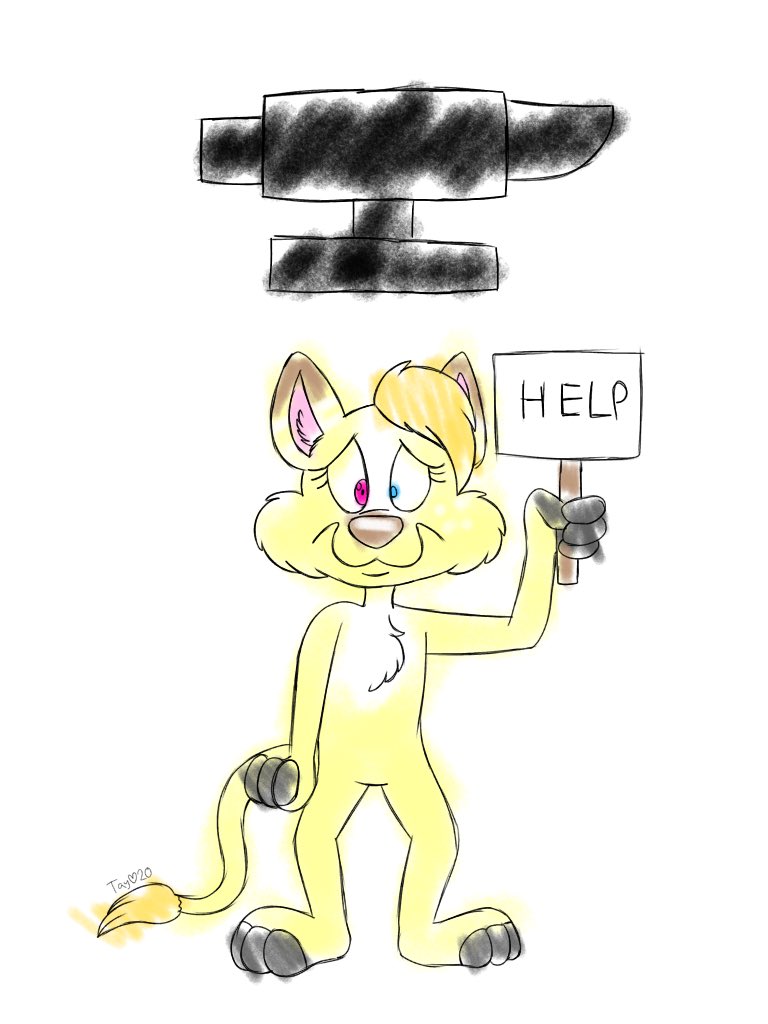 TaylorxxWolfie's tweet photo. #ToonJune Day 23: Anvil.
Don’t help her. I put as much effort into this as @lsdfursuits puts into her work.
#ToonJune2020 #furry #art #lsdfursuits https://t.co/hA16mg6qNZ