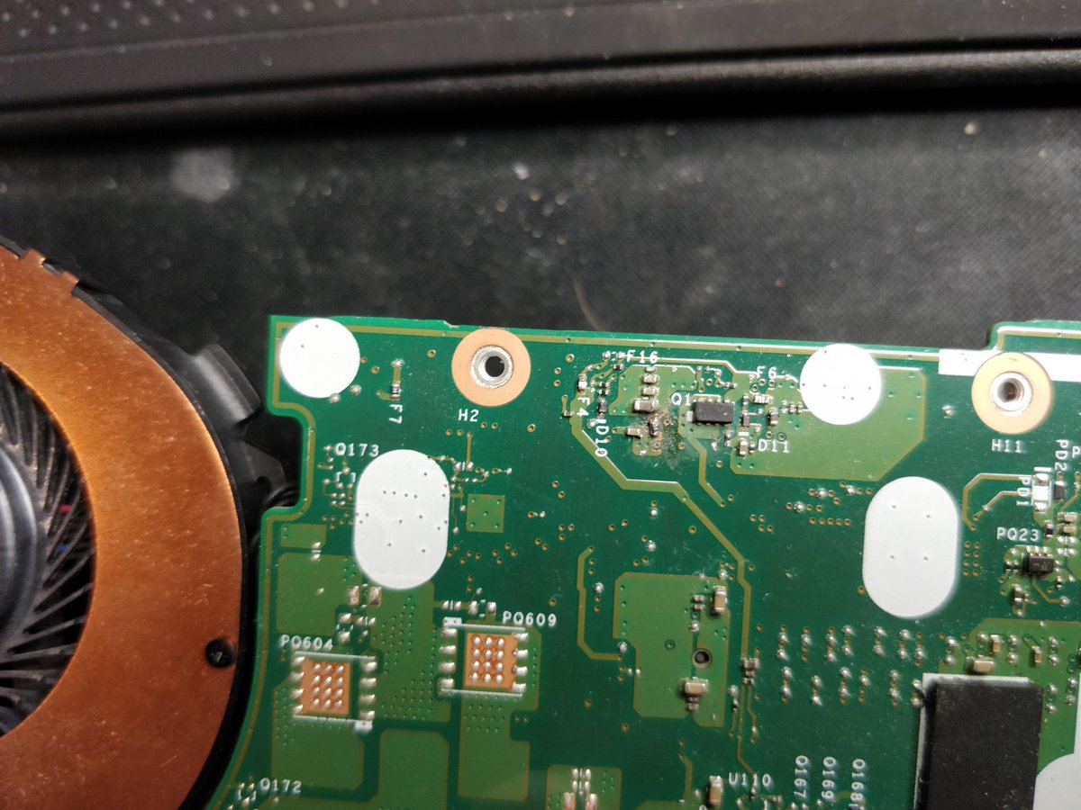 I normally work on software (and probably should stay there) but managed to save a laptop by replacing a 1mm long fuse. BTW this is not a clean fix, it just works