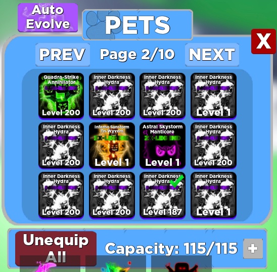 I CLONED 1000 OF THE NEW DARK ELEMENTS PETS IN NINJA LEGENDS 