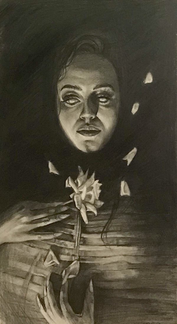 Revolution_Bflo's tweet image. DAY 23 of 30 DAYS OF ART - 10% off Featured Work! Today’s artist - RACHAEL BRIDGE - Her artwork may be viewed in the front windows of @revolutiongallery in our latest exhibit #drawnout, by personal appointment, or on our website RevolutionArtGallery.com/Rachael-Bridge…