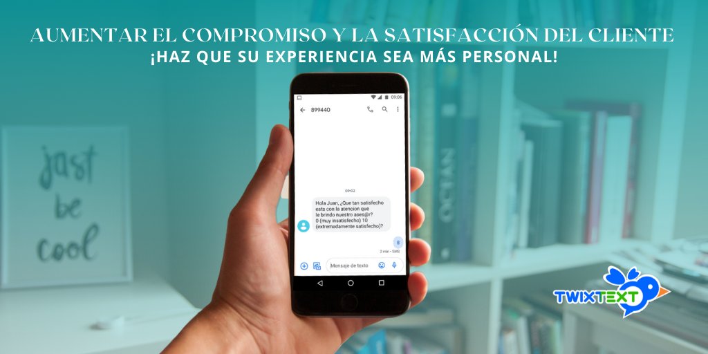 TwixTextSMS's tweet image. Envíe encuestas personalizadas y convenientes por SMS para evaluar la atención del cliente después de una asistencia, venta o queja, con la plataforma de envío de SMS &amp;amp; MMS adecuada: buff.ly/2AOloBO

Contáctenos: 📞 +1(888) 924-8341
📧 sales@twixtext.com

#SMS #Twixtext