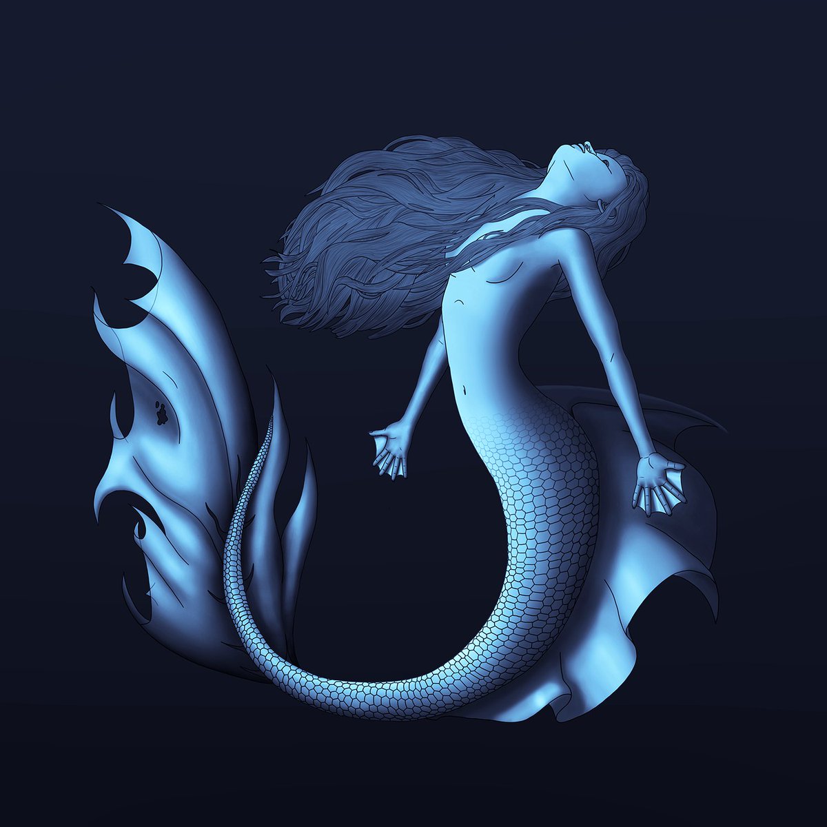 Joining the #hairstylewithstyle challenge with <a href="/PaintableCC/">Paintable</a>
 ! Just finished day 2, I tried to add some value and color, tomorrow I'll start rendering without the sketch and add a lot more volume to the hair :)