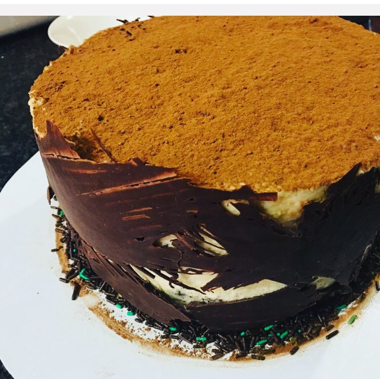 Made my first ever tiramisu cake and let me just say: I will not be making this until I have a nice mixer 