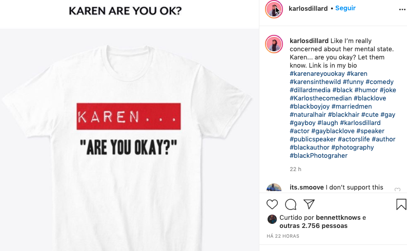 For those who got excited by all this, you can buy t-shirts from him on Instagram that mock her mental health to celebrate and remember this noble moment forever:  https://www.instagram.com/p/CBwZPxip2qO/ 