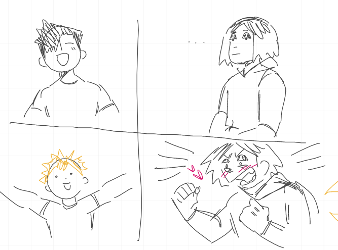 my doodles from the kenhina wb im pretty sure the one in the top right thats not mine is tae fhdjkhfdksjds 