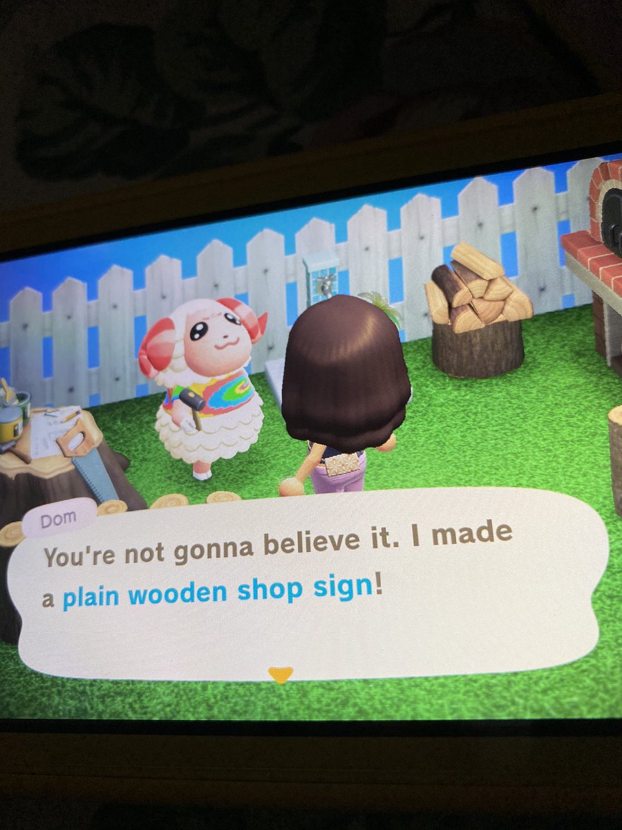 avocovedo's tweet photo. not sure for how long but dom is crafting plain wooden shop sign if anyone wants the diy :-) https://t.co/i76vqlukkl