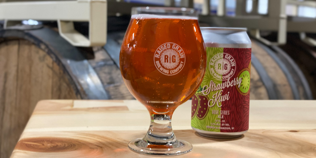 New to the Gose family... Strawberry Kiwi. Fresh picked off the canning line. Now available on tap and available in 6-pk 12-oz cans. Hitting retail shelves soon.

Tart and thirst quenching. Brewed with sea salt, Strawberry and Kiwi juice.