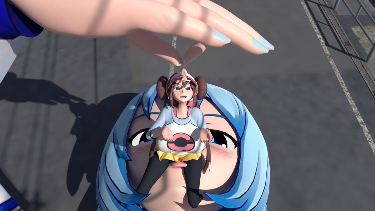 She toys with her surroundings a playful goddess in her domain