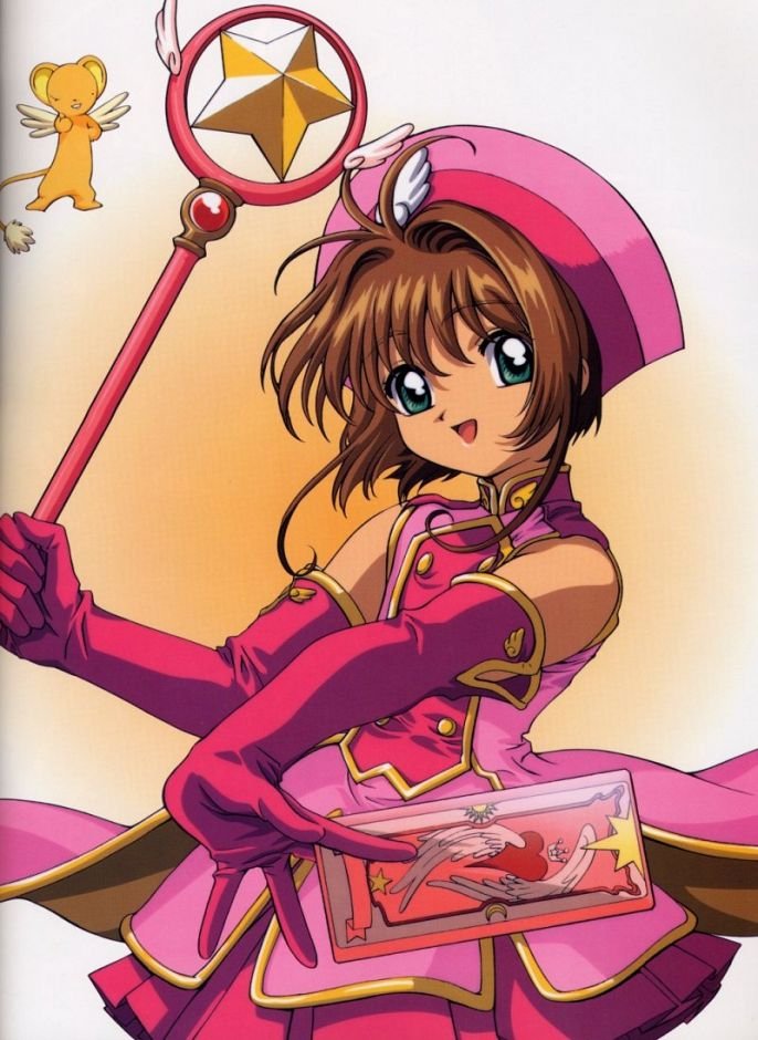 #57 Cardcaptor Sakura.-Best Girl: Sakura Kinomoto. My first anime crush when I was a kid. Cute, clumsy, and very cheerful. I liked Tomoyo a lot as well XDProbably the first anime I watched completely. I watched it religiously every day at the same time. It's so good! QwQ