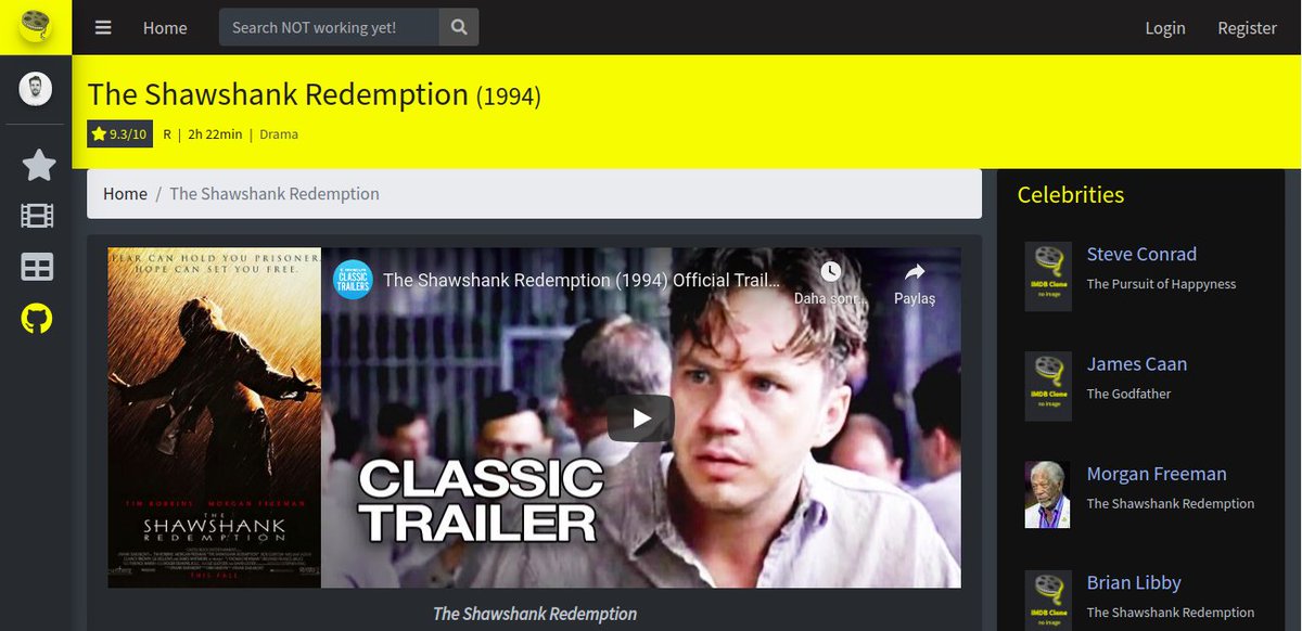 pydatageek's tweet image. I have changed my IMDB Clone repo (django) codes from top to bottom. The first comprehensive version is on github. and is live on heroku.
github.com/pydatageek/imd…
django-imdb-clone.herokuapp.com
#python #django