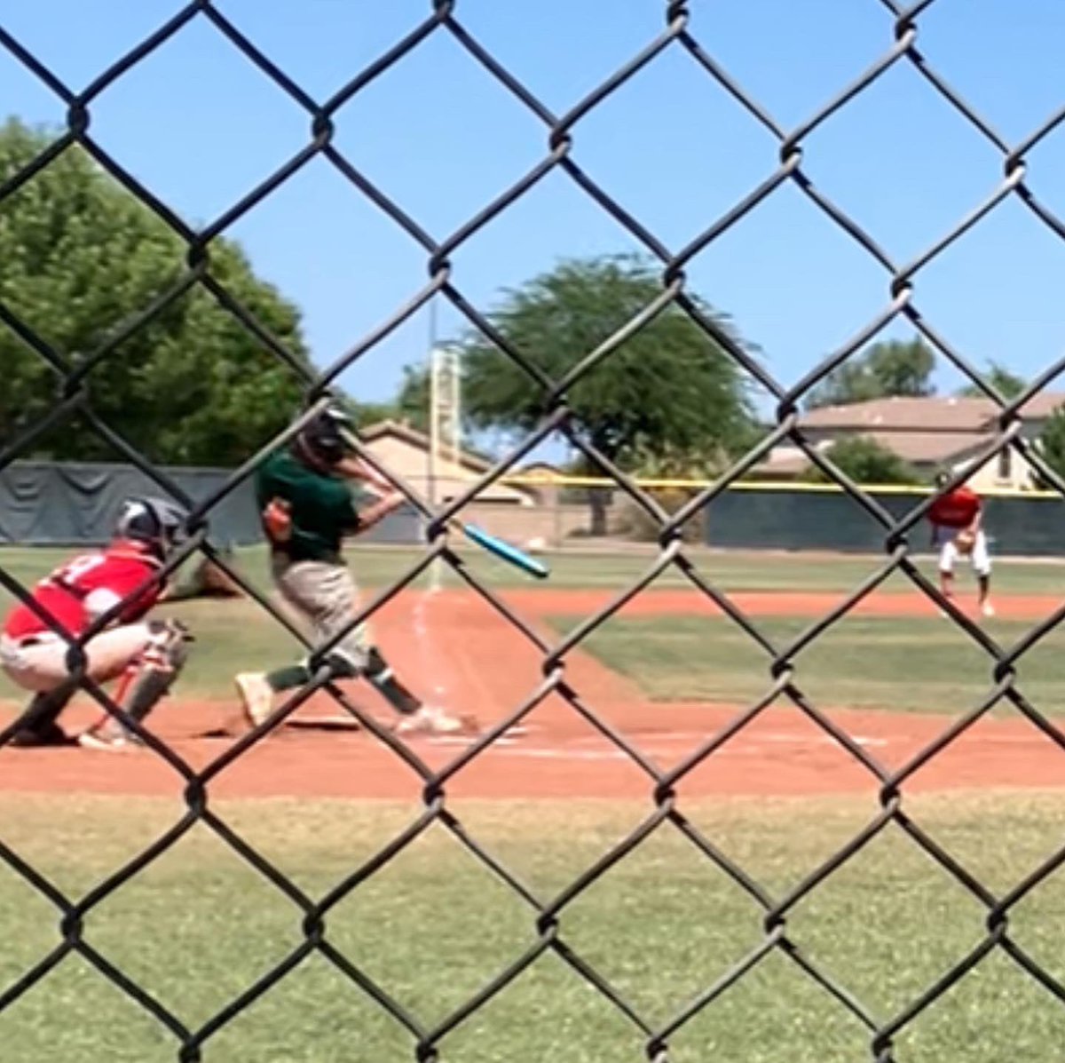 Incoming freshman, Arturo Madrigal, goes 2-3 with a walk in the Father’s Day Classic championship game down in Phoenix, AZ to give his team the win 7-2.