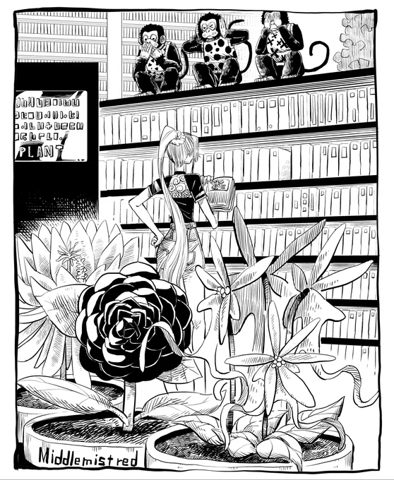 ちょこっと豆知識
先日のこのイラストの花は三つとも実在する花 で
右から
 ユウレイラン (絶滅危惧種)    
 ミドルミスト・レッド (世界でもっとも希少な花)     
ゲッカビジン(一年に一度だけ咲く)  だそうです。
勉強になりました～?‍??‍??‍?気になった方は調べてみてくださいね! 