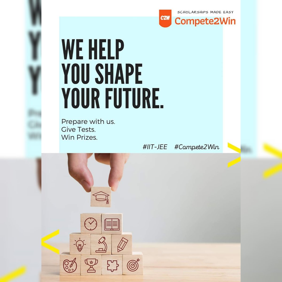 CompeteToWin_'s tweet image. In this Pandemic situation, take care of yourself. You don&apos;t have to go out of your houses, Prepare with us for IIT-JEE.
Give Online Tests on competetowin.in , see where you stand and win cash prizes.

For more info, visit: 

#IITJEE #JEEMAINS