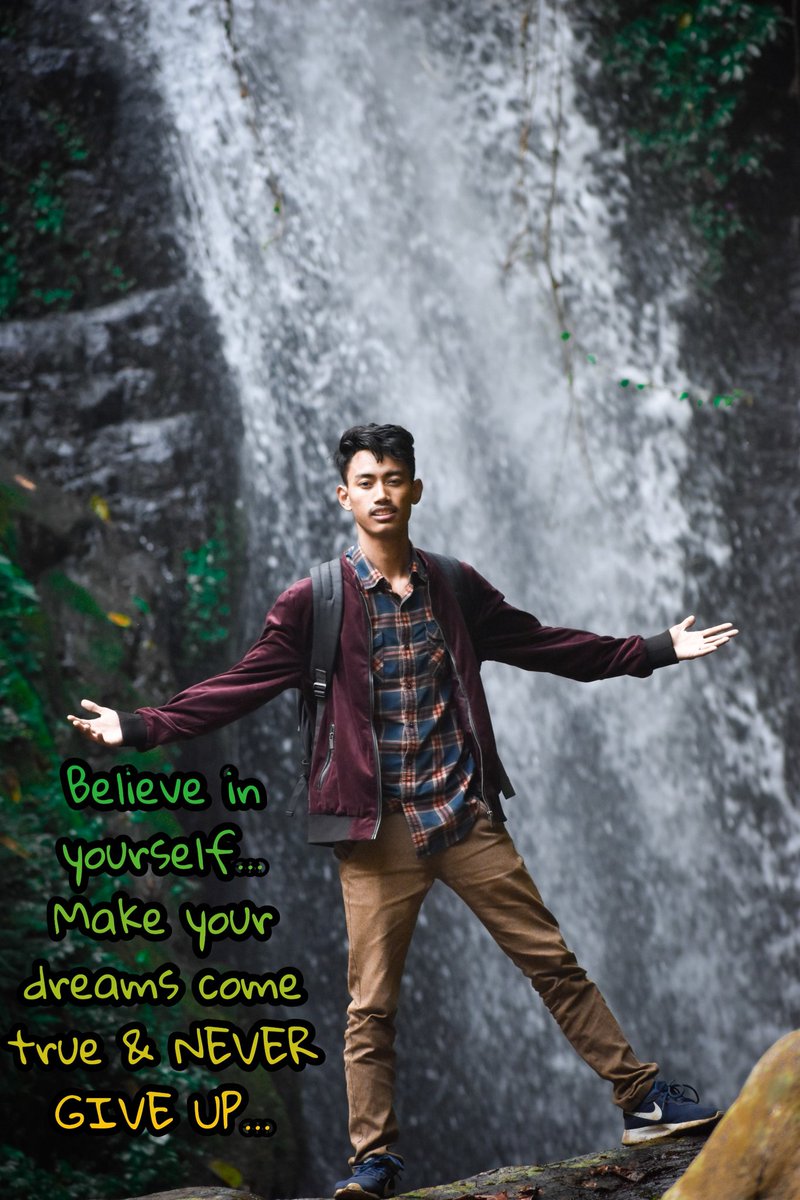 GenuVlogs's tweet photo. Believe in yourself... Make your dreams come true &amp; NEVER GIVE UP... https://t.co/uSPuAI5fs4