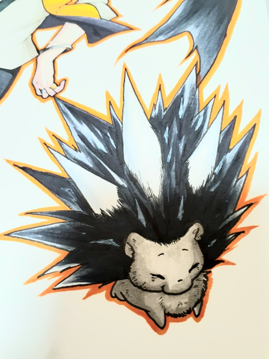 ツイステ 通院の為に実家に寄るついでに 田舎のイオンのゲーセンにて 今日の収穫 ツイス 九尾のキタキツネ 炎と闇属性の狐でしたwのイラスト