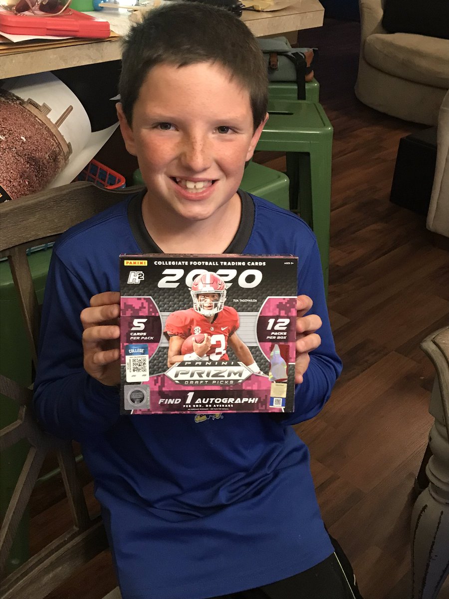 Parker sold his first auto card. Wrote a thank you note. His journey was started. He had become a  #HobbyFamily member.