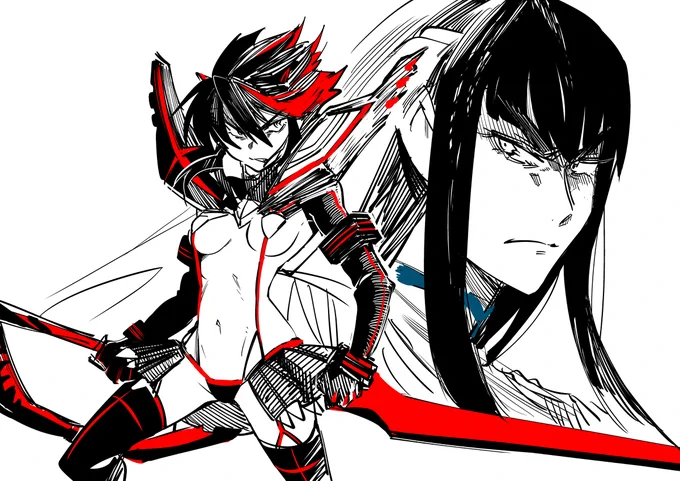 キルラキル #キルラキル #纏流子 #鬼龍院皐月 https://t.co/l3XeBkVRR0 