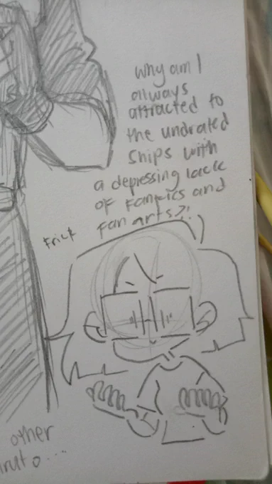 Lmoa here's some past doodles of me 