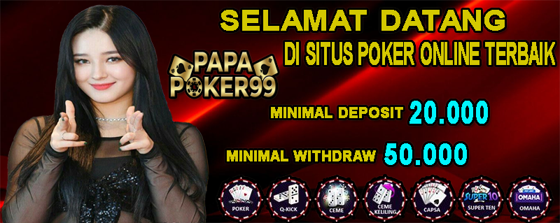 papapoker99's tweet photo. Agen Poker Online Terbaik kini menyediakan permainan menarik untuk anda dan Bonus Menarik :
Minimal deposit cuma 20.000
Minimal Withdraw 50.000
Ayo beruan daftarkan diri anda untuk memenangkan hadiah ratusan juta!!!
#poker #pokeronline #agenpoker #bandarpoker #capsaonline https://t.co/APuL3ZNbjG