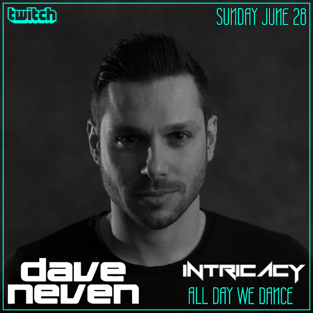 IntricacyNights's tweet photo. The prodigy @DJDaveNeven will be dropping a plethora of tunes with a crazy 3 hour set starting at 3PM PST/6 PM EST on Sunday June 26th for Intricacy: All Day We Dance !
https://t.co/c8b0HR8RhT
#IntricacyNights #Intricacy #TranceFamily #Trance #musictogether #twitch #daveneven https://t.co/q40Q3FGs0o