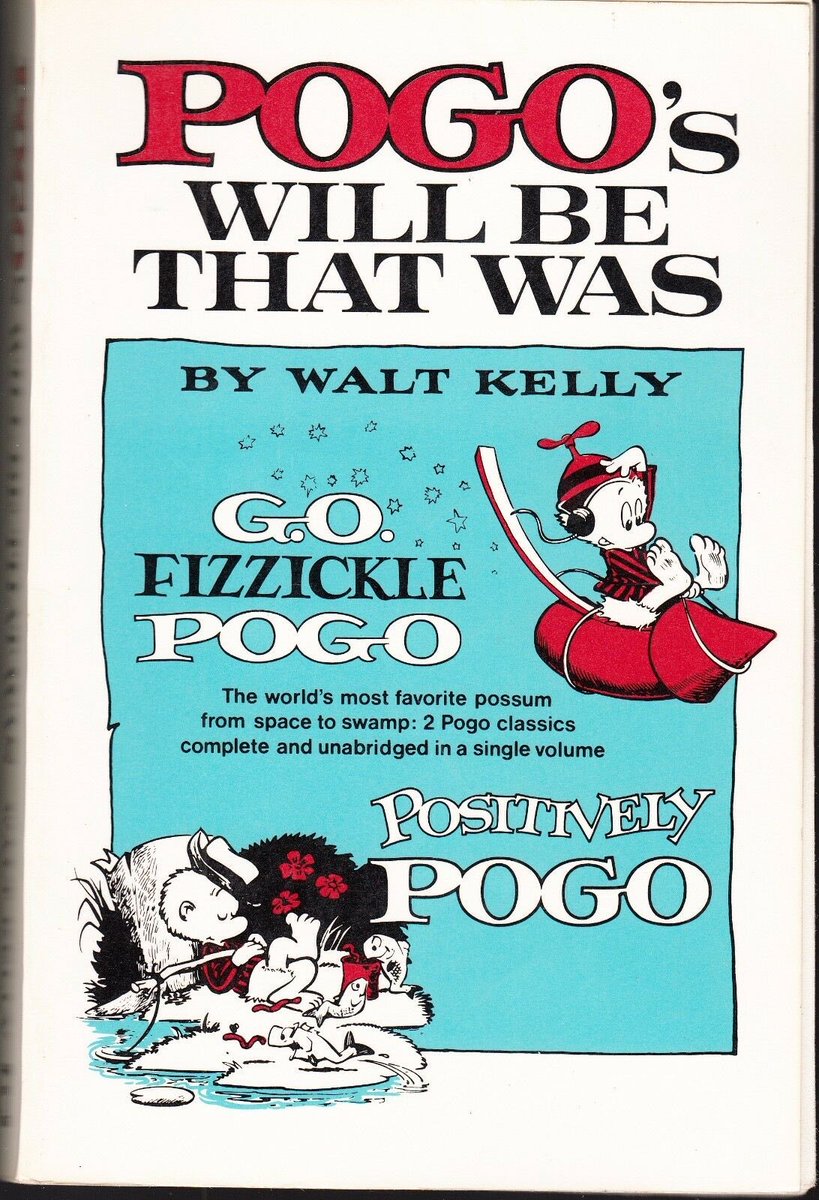 Pogo’s Will Be That Was by Walt Kelly - Running our of things to say about these books. They’re all pretty enjoyable and I love the dumb wordplay that makes up a lot of the jokes. Just some comfy stuff.
