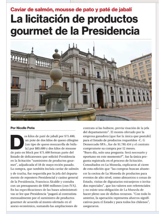 En el fondo-fondo este gobierno está gobernado por franceses como Larroulet solo así se explica tanto paté. No quiero ni pensar en lo que viene después ¿guillotina? Oh mon Dieu