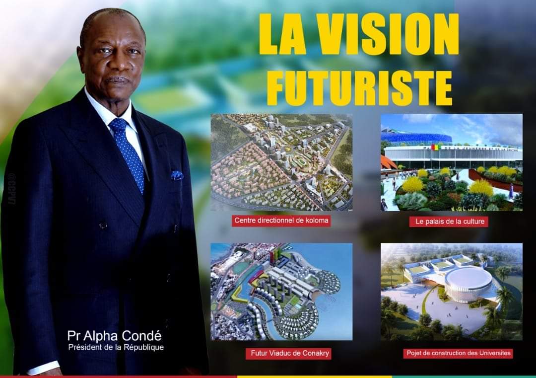 Big visionary president of the guinea