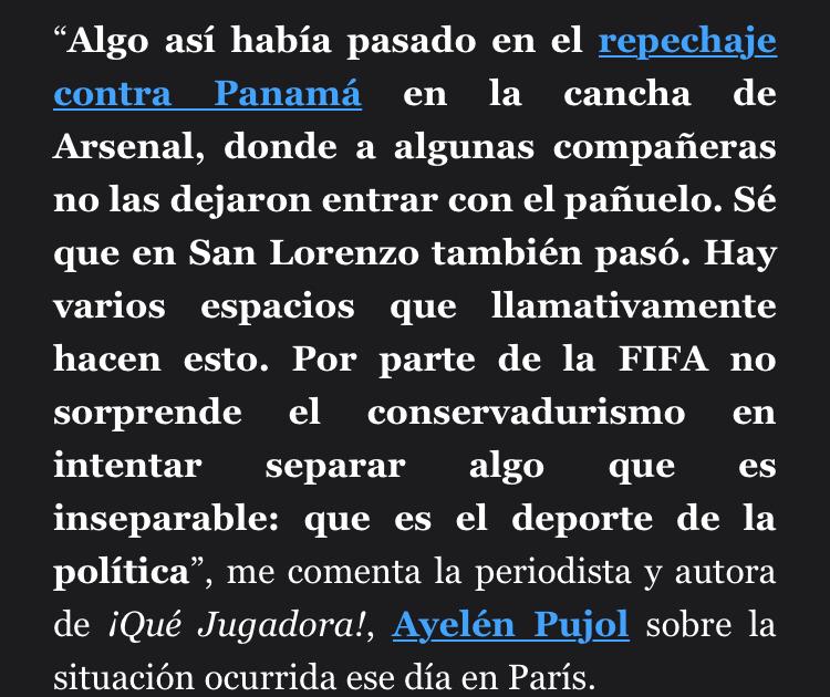 fran_rodriguez7's tweet photo. Pero no termina ahí, porque también tenemos el análisis de @ayelenpujol 🔟 sobre el accionar de FIFA y sobre la importancia que tuvo Francia 2019 en Argentina. ¿En serio te la vas a perder? Dejanos un MD en @PanopticoD con tu mail y suscribite a #PelotaParada. https://t.co/Q0IrEjpSiY