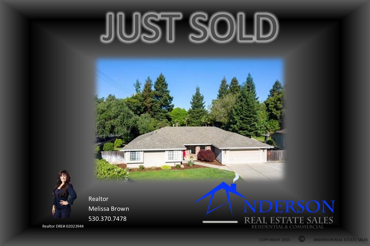 ChicoARES's tweet photo. Congratulations Melissa Brown Selling a Home off Colomena in Chico!! Great Job Melissa!! https://t.co/n6839ldhtd