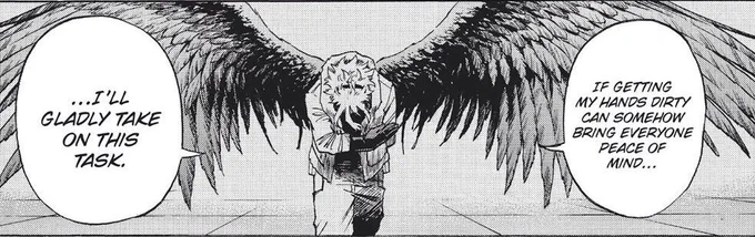 now that he lost his wings give us the hawks character development he deserves coWARD 