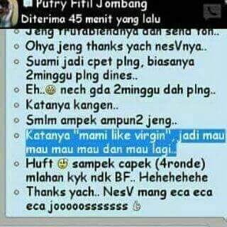 limsa110382's tweet photo. BECEK HILANG dwoonkk klo minum NESV .. 
Jangan betah KEPUTIHAN ya ladies .. BAHAYA !!! .. 
Bau ga sedap.. bikin risih.. ga enak kaleeee=d 
Buat istri2 yang mau tambah disayang suami .. NESV beneran ehem ehem lhooo ... 
#nesv #herbalwanita
Chat saya yaa dii .
WA  081282403406 https://t.co/LRVObc3qEw