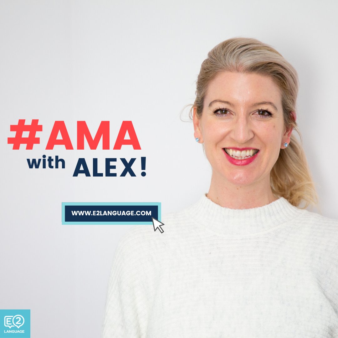 e2language's tweet photo. Register for #AMA (Ask Me Anything) with Alex, IELTS Ex-Examiner for FREE! 
Bring your #IELTS questions and #E2Expert Alex will answer them! 🤓
Today at 4:00 PM (AEST), register for FREE here: https://t.co/rVBW86nC03 https://t.co/1iCDtktBiT